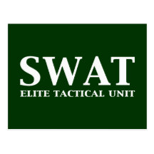 SWAT Elite Tactical Unit Gifts Postcard