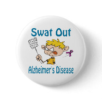 Swat Out Alzheimer'S-Disease Button