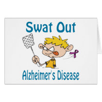 Swat Out Alzheimer'S-Disease Card