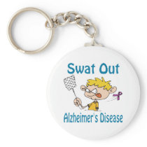 Swat Out Alzheimer'S-Disease Keychain