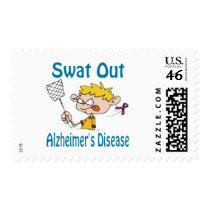 Swat Out Alzheimer'S-Disease Stamp