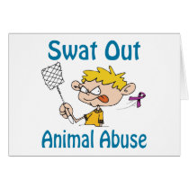 Swat Out Animal-Abuse Card