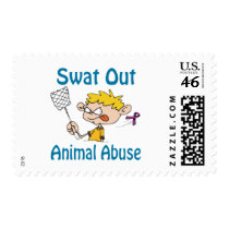 Swat Out Animal-Abuse Stamp