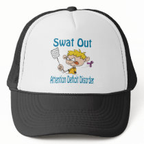 Swat Out Attention-Deficit-Disorder Hat by causeican Swat Out Attention-Deficit-Disorder Hat