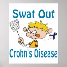 Swat Out Crohn'S-Disease Poster