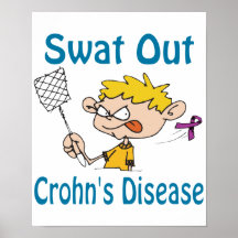 Swat Out Crohn'S-Disease Poster