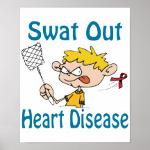 Swat Out Heart-Disease Poster