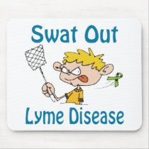 Swat Out Lyme-Disease Mousepad by causeican Swat Out Lyme-Disease Mousepad