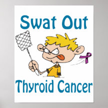Swat Out Thyroid-Cancer Poster