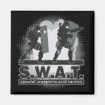 SWAT Team Entrance Refrigerator Magnets
