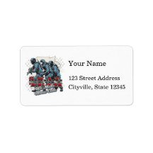 SWAT Team House Calls Address Label