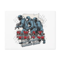 SWAT Team House Calls Postcard
