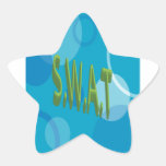 SWAT with background Star Sticker