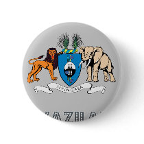 Swazi Emblem Pinback Button