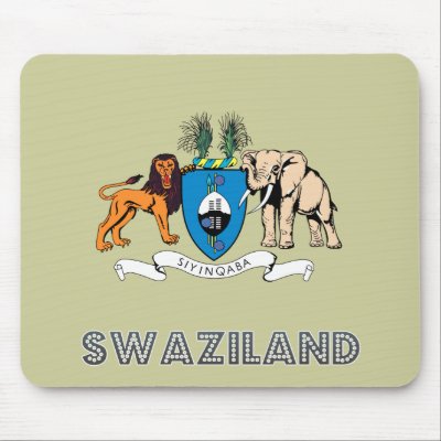 Swazi Emblem Mouse Pad by FlagStore