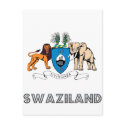 Swazi Emblem postcards
