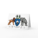 Swaziland Coat of Arms Greeting Card