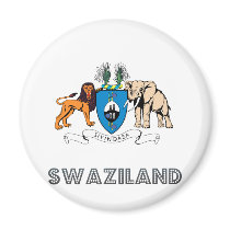 Swaziland Coat of Arms Magnet