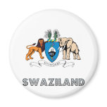 Swaziland Coat of Arms Magnet