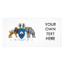 Swaziland Coat of Arms Customized Photo Card
