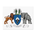 Swaziland Coat of Arms Postcard