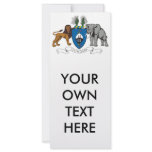 Swaziland Coat of Arms Rack Card Design