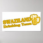 Swaziland Drinking Team Print