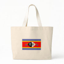 Swaziland Flag Canvas Bag
