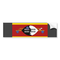 Swaziland Flag bumper stickers