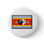 Swaziland Flag Button