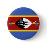 Swaziland Flag Button