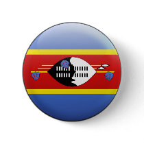 Swaziland Flag Button