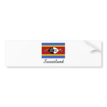 Swaziland Flag Design bumper stickers