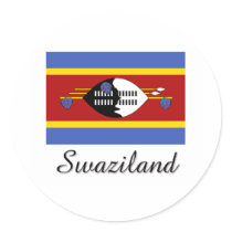 Swaziland Flag Design stickers
