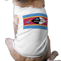 Swaziland Flag pet clothing by flagshirts Swaziland Flag pet clothing