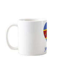 Swaziland Flag Heart Mugs