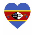 Swaziland Flag Heart t-shirts by Vexillophile Swaziland Flag Heart t-shirts