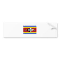 Swaziland FLAG International bumper stickers