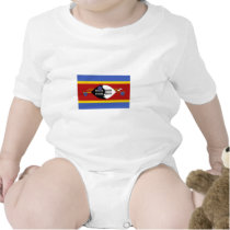 Swaziland FLAG International t-shirts