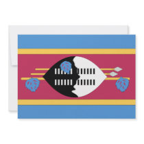 Swaziland Flag invitations