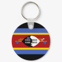 Swaziland Flag keychains