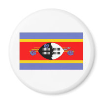 Swaziland Flag Refrigerator Magnet