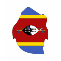 Swaziland flag map t-shirts