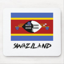 Swaziland Flag mousepads by flagshirt Swaziland Flag mousepads