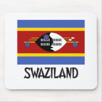 Swaziland Flag mousepads by flagshirt Swaziland Flag mousepads
