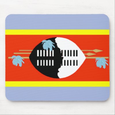 Swaziland Flag Mousepad by jacinto888