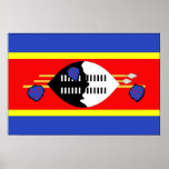 Swaziland Flag Poster