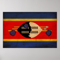 Swaziland Flag Poster