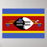 Swaziland Flag Poster