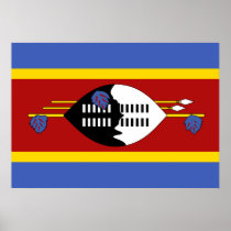 Swaziland Flag Poster